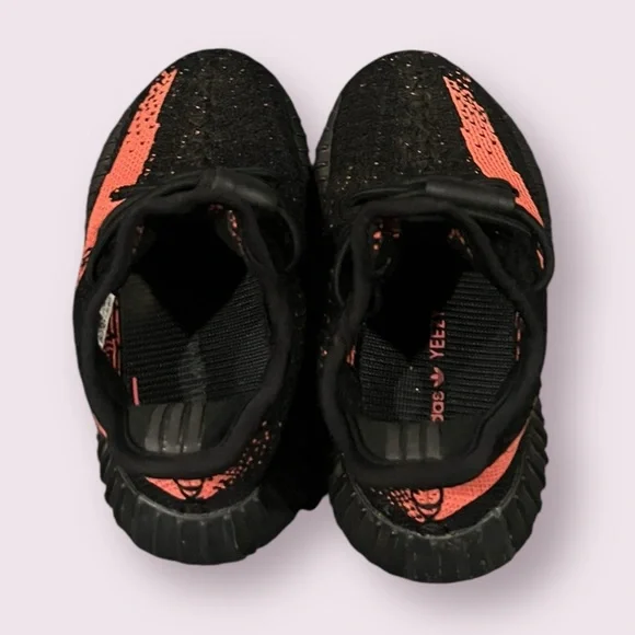 adidas gazelle silver green womens Yeezy x Adidas Black/Pink Knit Fabric Boost 350 V2 Sneakers, FR40 - BOPF main image 1